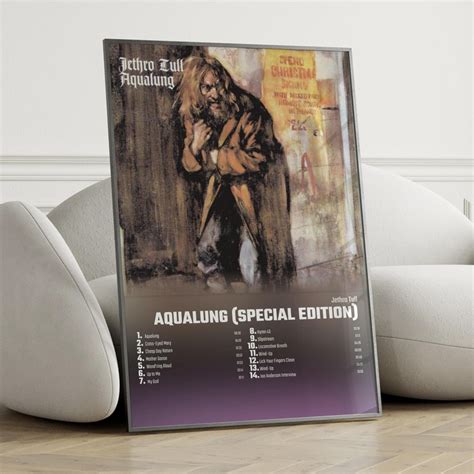 Jethro Tull Aqualung Special Edition Album Cover Poster Etsy