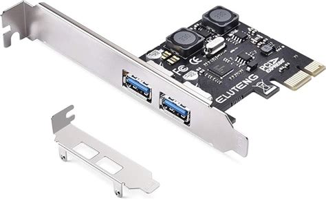 Eluteng Pcie Usb 30 Card 2 Ports Pci Express To Usb