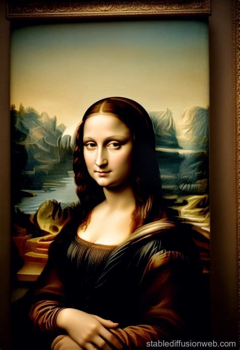 Leonardo Da Vinci's Mona Lisa Painting | Stable Diffusion Online