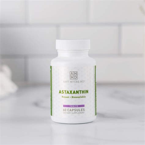 Dr Amy Myers Astaxanthin 12mg 60 Softgels Antioxidant Carotenoid