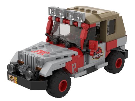 Lego Jurassic Park Jeep Lego Jurassic Park, Jurassic Park Jeep, Lego ...