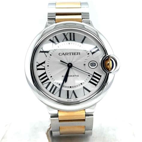 Cartier Ballon Bleu Mm Automatic Mm K Yellow Stainless Steel Men