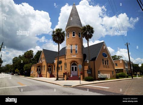 ancient city baptist church st augustine florida usa Stock Photo - Alamy