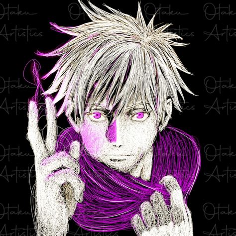 Gojo Satoru Jujutsu Kaisen Anime Artwork Etsy Canada