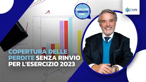 Claudio Miglio Copertura Delle Perdite Senza Rinvio Per L Esercizio