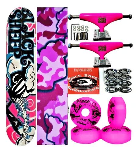 Skate Black Sheep Abec Profissional Montado At Kg Or