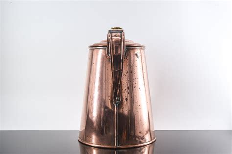 Vintage Copper Hot Water Jug Antique Metal Watering Can Etsy