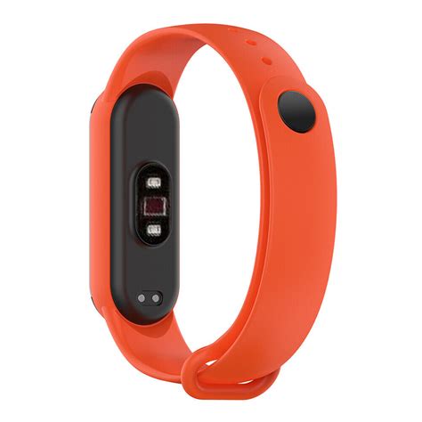 Silicone Smart Watch Strap Wrist Band For Mi Band Nfc Orange Ebay