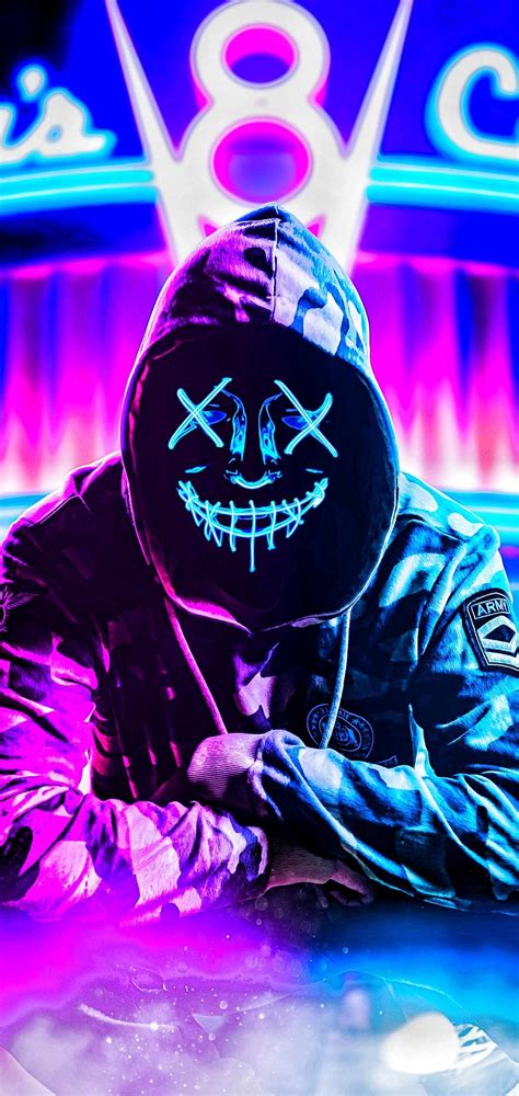 Fondos De Pantalla Neon Mask