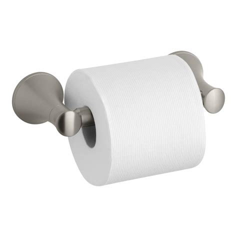 Kohler Coralais Double Post Toilet Paper Holder In Vibrant Brushed