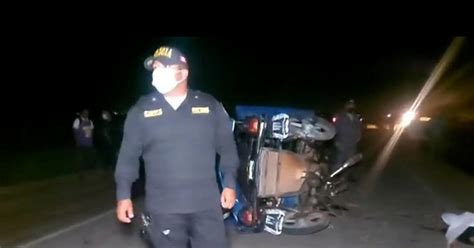 La Libertad Choque De Camioneta Y Mototaxi Deja Dos Fallecidos Y Un