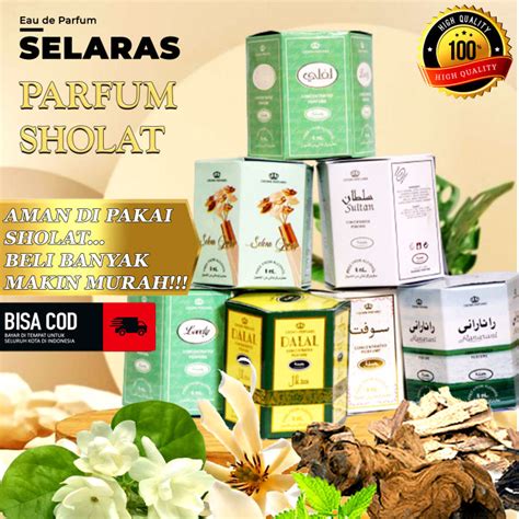 Al Rehab 1 Box Isi 6 Pcs Parfum Sholat 8ML Murah Aman Di Pakai Shola