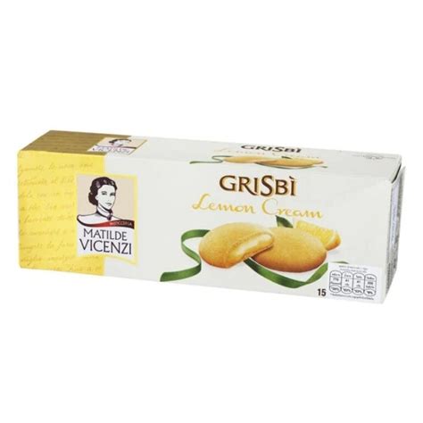 Matilde Vicenzi Grisbi Lemon Cream 150Gm Black Vanilla Gourmet