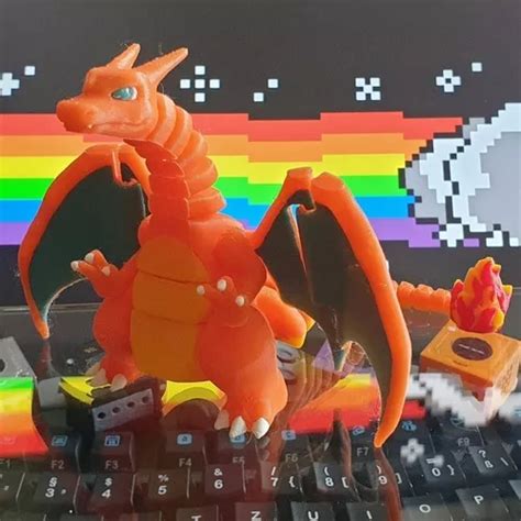 Pokemon Charizard Articulado Archivos Stl Para Impresi N D En Venta En