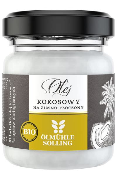 Bio olej kokosowy 30 ml tłoczony na zimno nierafinowany ŻYWNOŚĆ