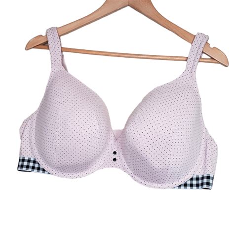 Cacique Intimates And Sleepwear Cacique Lightly Lined Full Coverage Full Figure Polkadot Bra