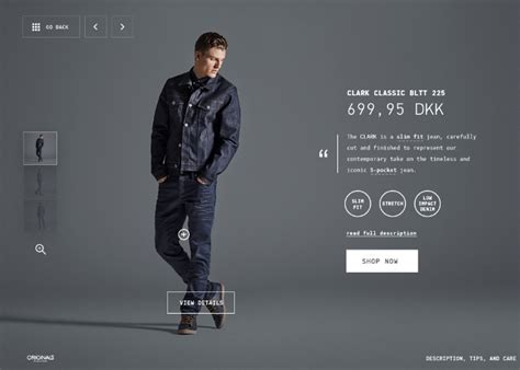 Jack & Jones - Jeans Guide - Awwwards Nominee