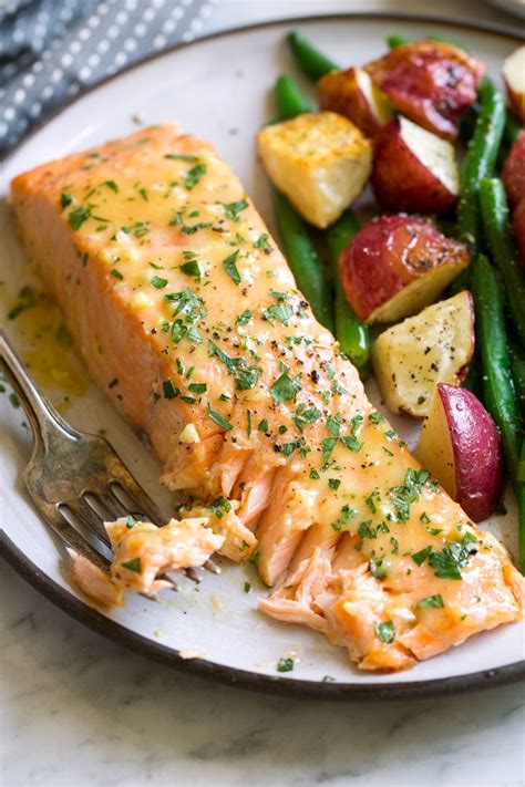 Baked Salmon With Buttery Honey Mustard Sauce Inspired Recipe