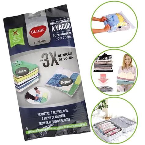 Kit Organizador A V Cuo Para Mala De Viagem E Roupa X Clink