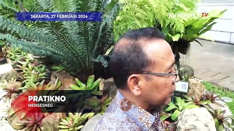 Pratikno Soal Jokowi Dilibatkan Susun Kabinet Prabowo Urusan Presiden