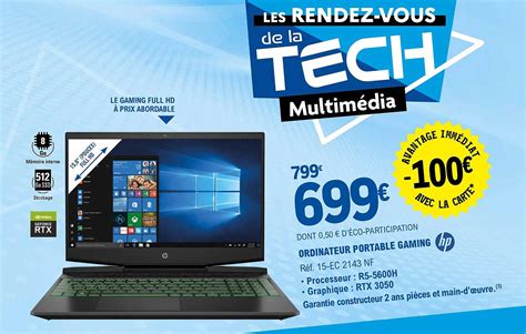 Promo Ordinateur Portable Gaming Hp Chez E Leclerc Icatalogue Fr