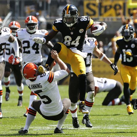 Colts Punter Pat McAfee Asks Steelers' Antonio Brown Not to Kick Him in ...