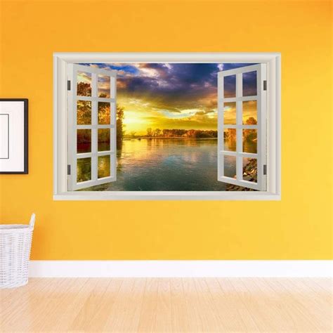 Sunset Wall Decal Etsy