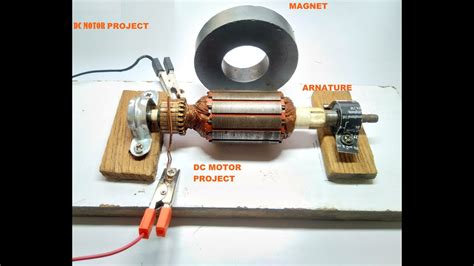 Home Made Dc Armature Motor Experiment Diy Motor Experiment YouTube