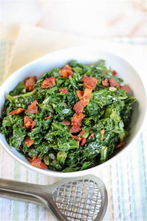 Garlic & Bacon Kale: Nutritious Meets Tasty