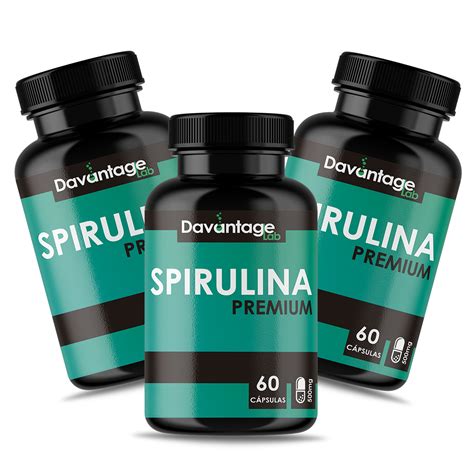 Spirulina Pura en cápsulas Davantage Lab Produtos Naturais