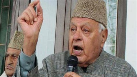 Farooq Abdullah War Not Solution India Must Talk With Pakistan And China