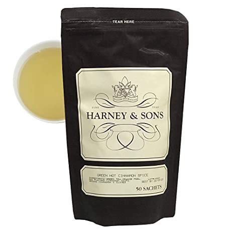 Harney Sons Bag Of Sachets Green Hot Cinnamon Spice 50 Count