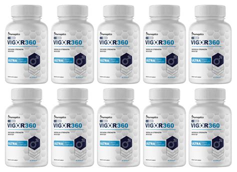 Vigor 360 Maximum Strength Booster 10 Bottles 600 Capsules Pharmagetics