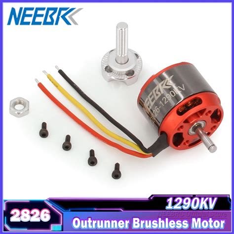 NEEBRC Eixo Outrunner Brushless Motor Para RC FPV Drone De Asa Fixa Avi