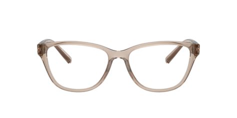 Armani Exchange Ax3111u Shiny Transparent Brown Eyeglasses Glasses