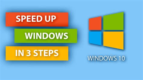 Boost Your Pc S Performance In 3 Easy Steps Speed Up Windows Tutorial Youtube