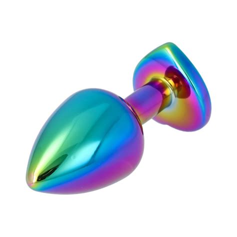 Tapones Anales Plug Anal Corazón Multicolor Tamaño G Pacifiko Guatemala
