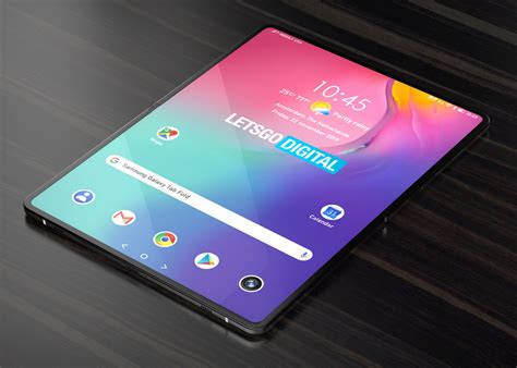 Появились первые вероятные изображения будущего сгибающегося планшета ...