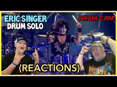 Kiss Eric Singer Drum Solo Reactions Drum Cam End Of The Road Tour