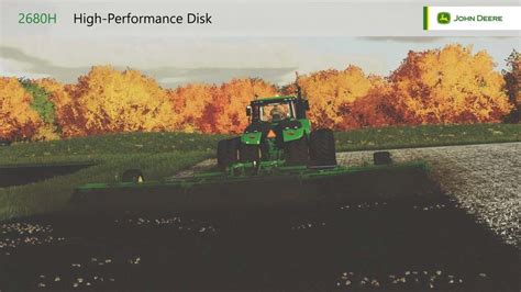 Ls John Deere H High Performance Disk V Farming Simulator