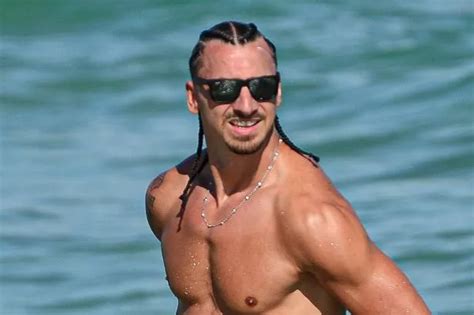 Zlatan Ibrahimovic S New Braids And Flawless Beach Body At Leaves