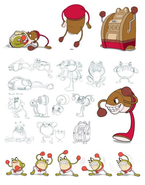 Ribby and Croaks Concepts - Cuphead Art Gallery | Game character design, Character design, Art ...