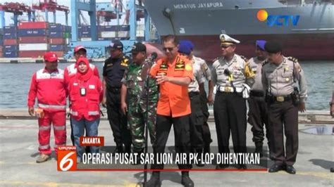 Alasan Basarnas Hentikan Operasi Pencarian Korban Lion Air PK LQP