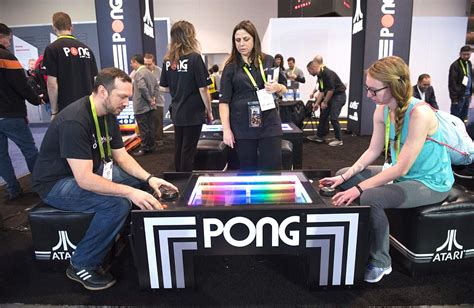 Classic ATARI Pong Arcade Game is back! - Video Amusement Arcade Game ...