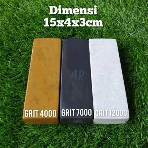 Jual Batu Asah Asli Alam 1 Set Isi 3 Pcs Dimensi 15x4x3cm Shopee