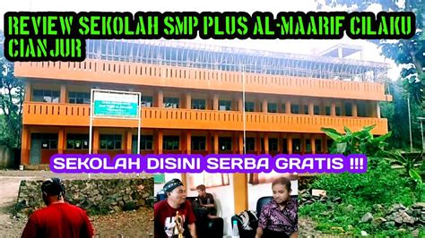 MURID TINGGAL RAJIN SAJA SEKOLAH DISINI SERBA GRATIS SMP PLUS AL