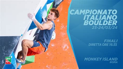 Campionato Italiano Boulder 2024 Monkey Island Roma FINALI YouTube