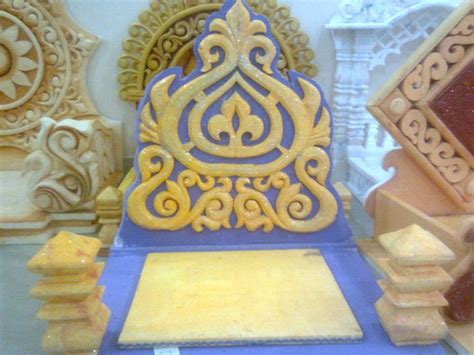 Thermocol Craft On Behance Thermocol Craft Ganpati Decoration Design Foam Crafts