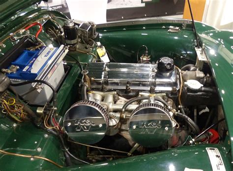 Triumph TR3A 1958 Green Engine Stkone Flickr