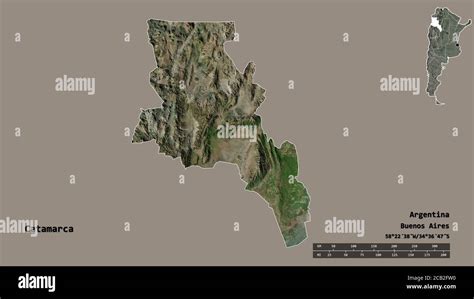 Shape Of Catamarca Province Of Argentina With Its Capital Isolated On